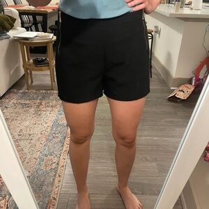 Forever 21 black high waisted dress shorts L